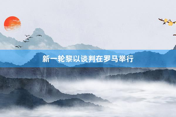 新一轮黎以谈判在罗马举行
