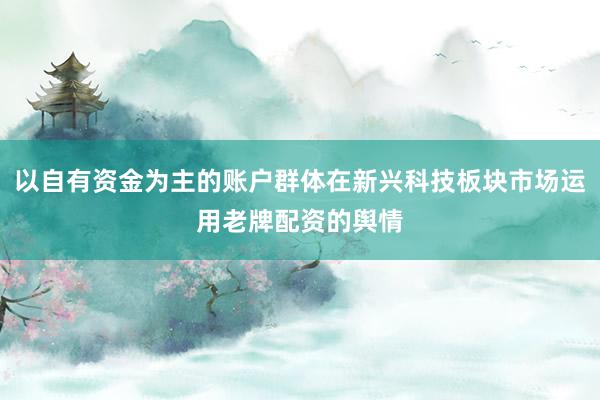 以自有资金为主的账户群体在新兴科技板块市场运用老牌配资的舆情