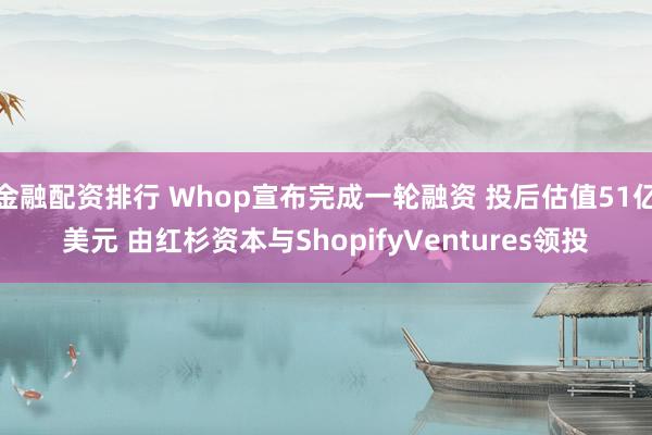 金融配资排行 Whop宣布完成一轮融资 投后估值51亿美元 由红杉资本与ShopifyVentures领投